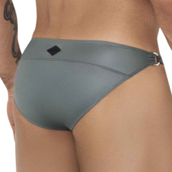 CLEVER Slip effet mouillé GLACIER Gris-Vert